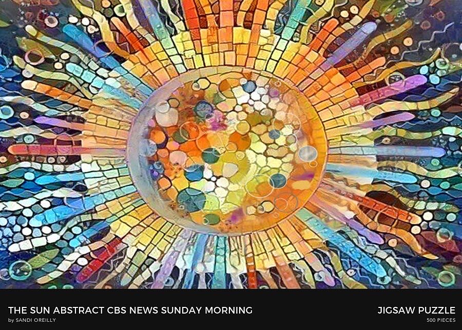 The Sun Abstract - Fine Art America puzzle collectible - Main Image 2