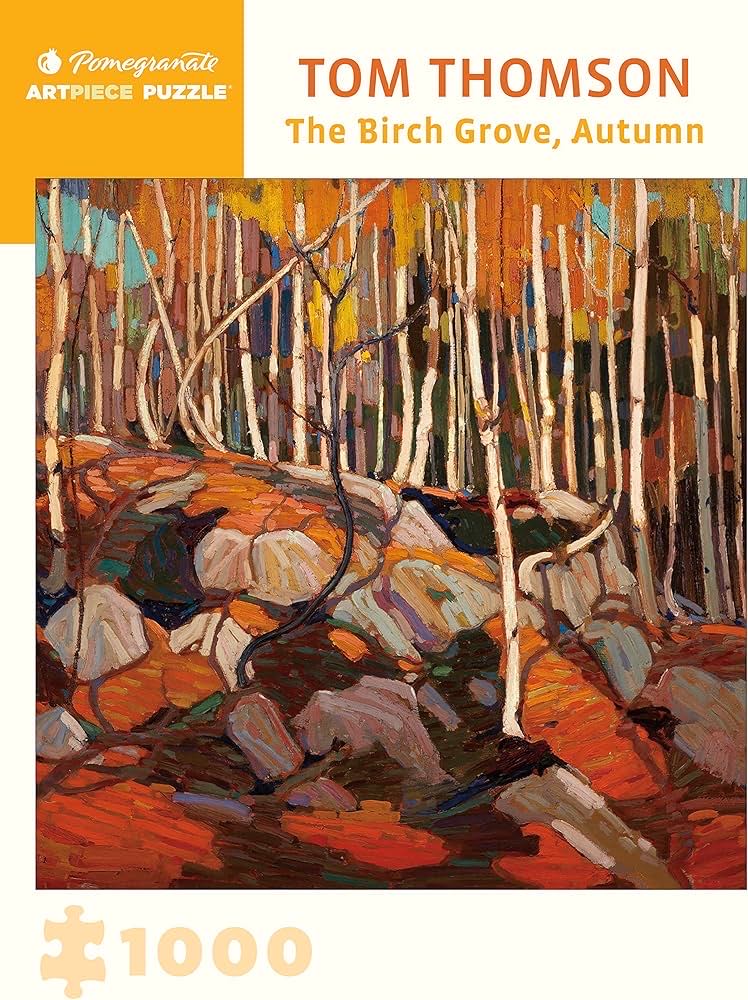 The Birch Grove, Autumn - Pomegranate puzzle collectible - Main Image 2