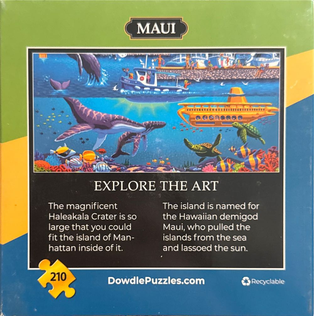 Maui - Dowdle puzzle collectible [Barcode 671095902588] - Main Image 2