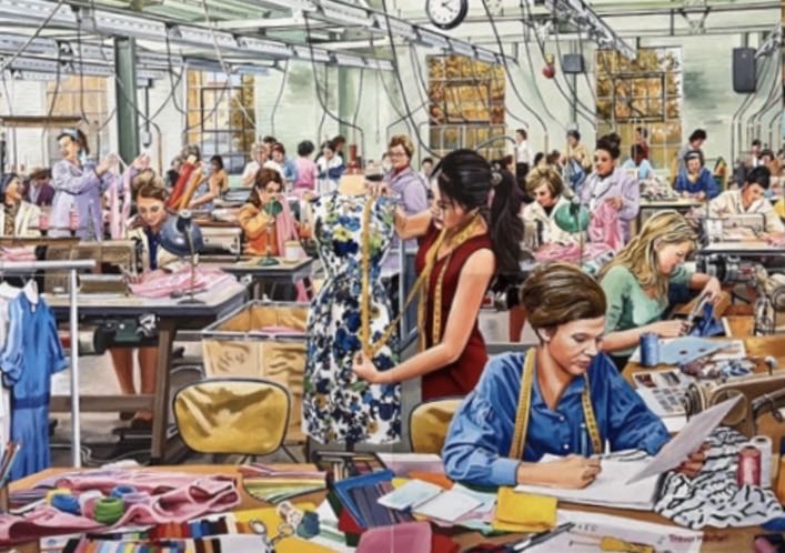 The Sewing Room  - Falcon de luxe puzzle collectible [Barcode 8721017602941] - Main Image 2