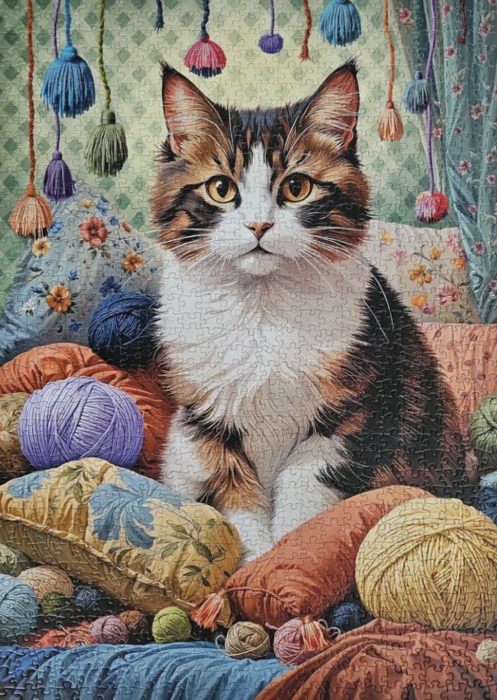 Knitty Cat 🟦 - Cherry Pazzi puzzle collectible [Barcode 5903728731131] - Main Image 3