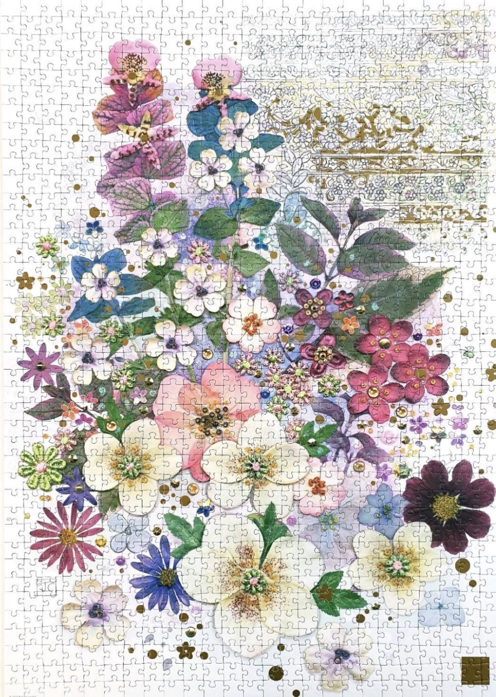 Florals: The Pink Creation - HEYE puzzle collectible [Barcode 4001689296650] - Main Image 3