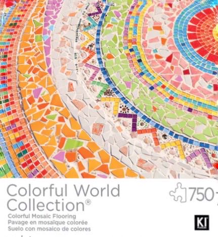 Colorful Mosaic Flooring - Karmin/KI Puzzles puzzle collectible - Main Image 2