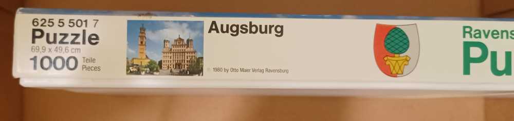 Augsburg Ravensburger 1000 Pieces  - Ravensburger 🇩🇪 puzzle collectible - Main Image 2