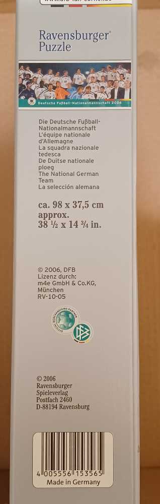 The National German Team  puzzle collectible [Barcode 088100004272] - Main Image 2