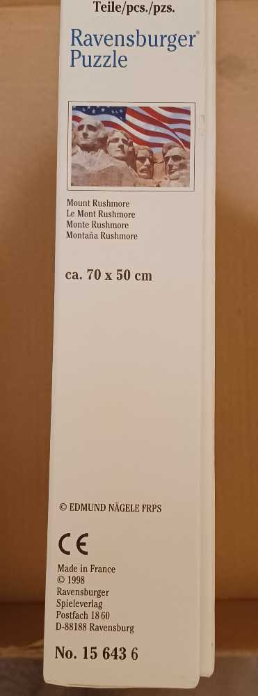 Mount Rushmore  - Ravensburger puzzle collectible [Barcode 4004456116236] - Main Image 2