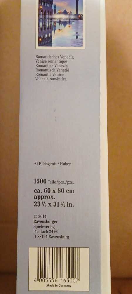 Romantic Venice  - Ravensburger puzzle collectible - Main Image 2