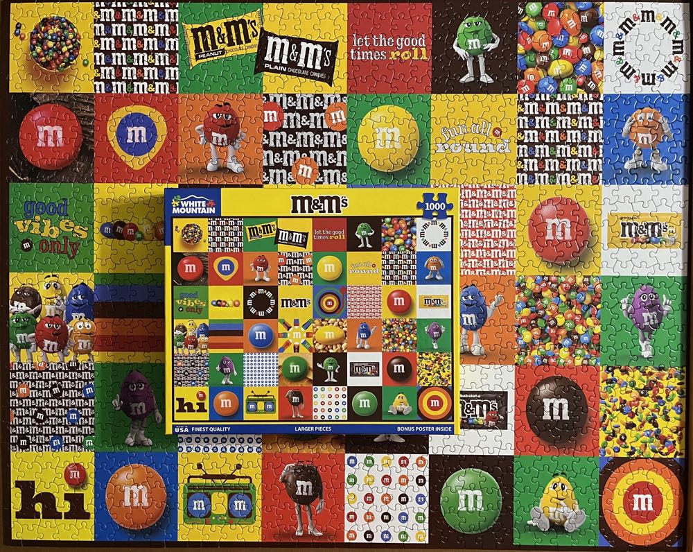 M&M’s Fun - White Mountain puzzle collectible [Barcode 724819268832] - Main Image 3