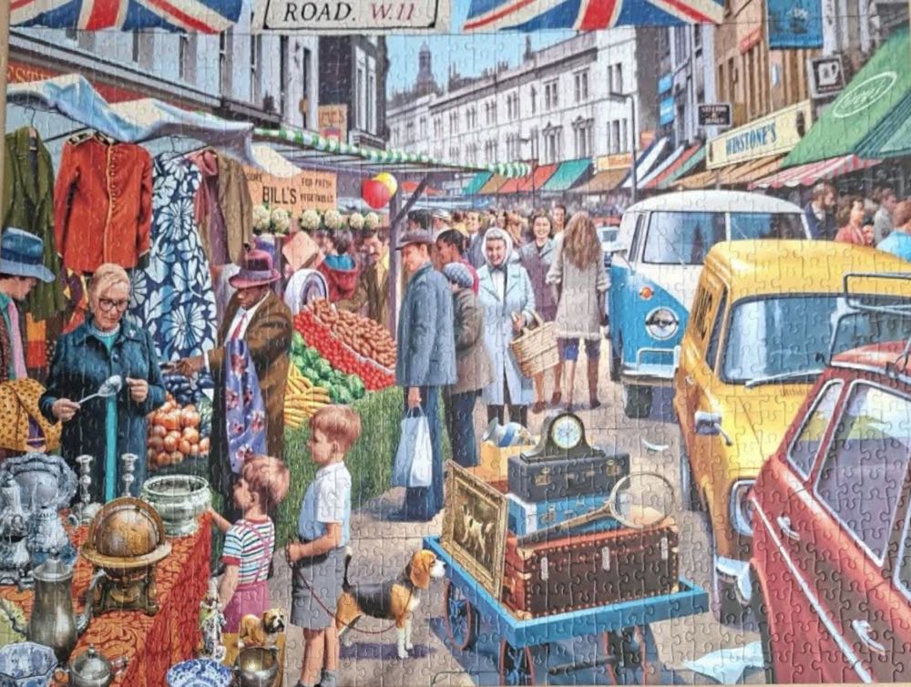 Portobello Road Market - Falcon de luxe puzzle collectible [Barcode 8715600243413] - Main Image 3