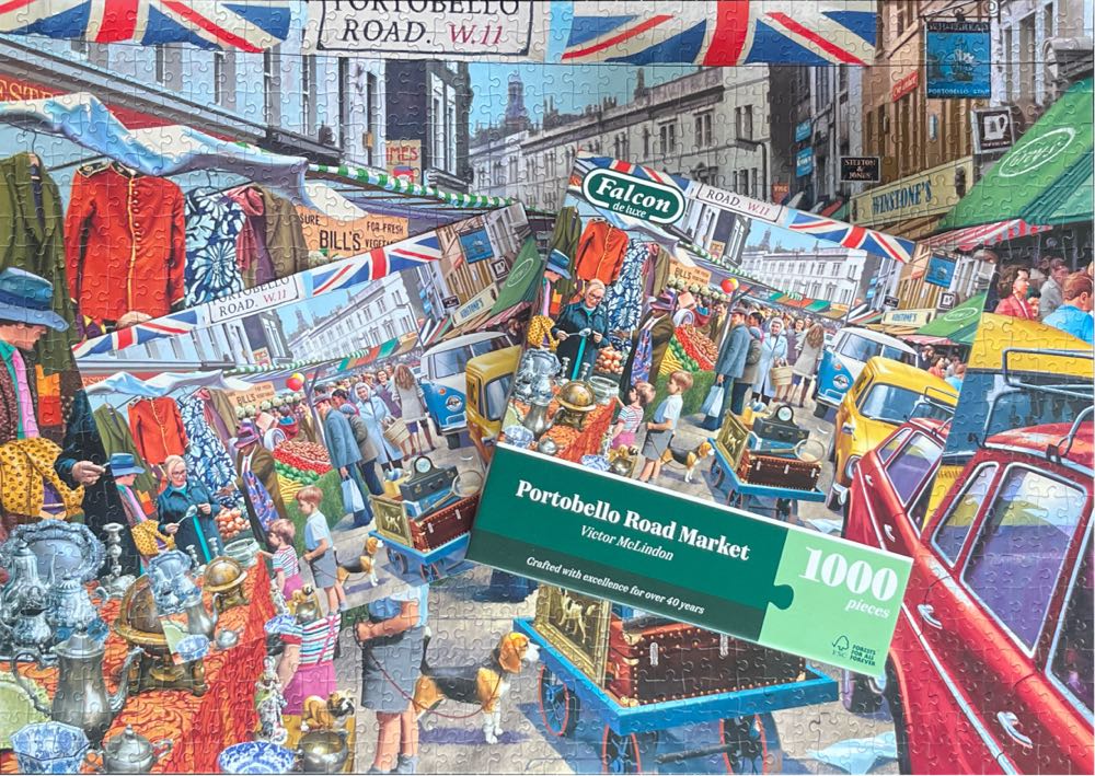 Portobello Road Market - Falcon de luxe puzzle collectible [Barcode 8715600243413] - Main Image 4