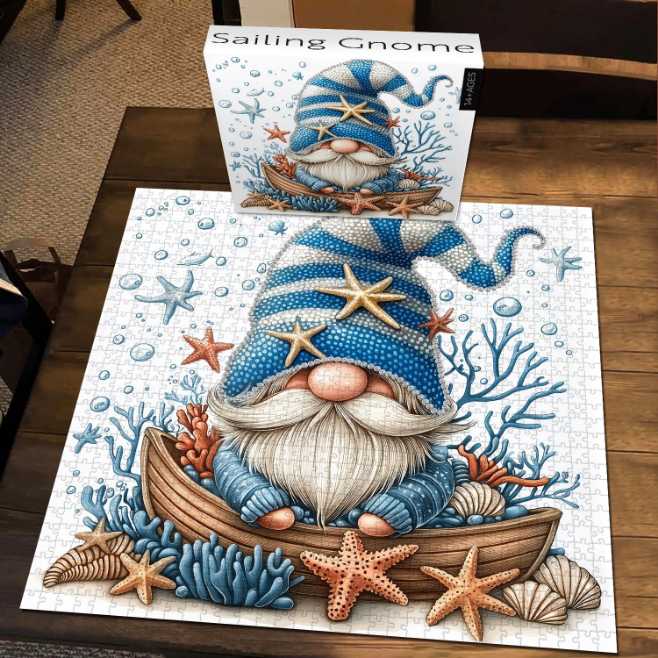 Sailing Gnome - Larkipuzz puzzle collectible - Main Image 2