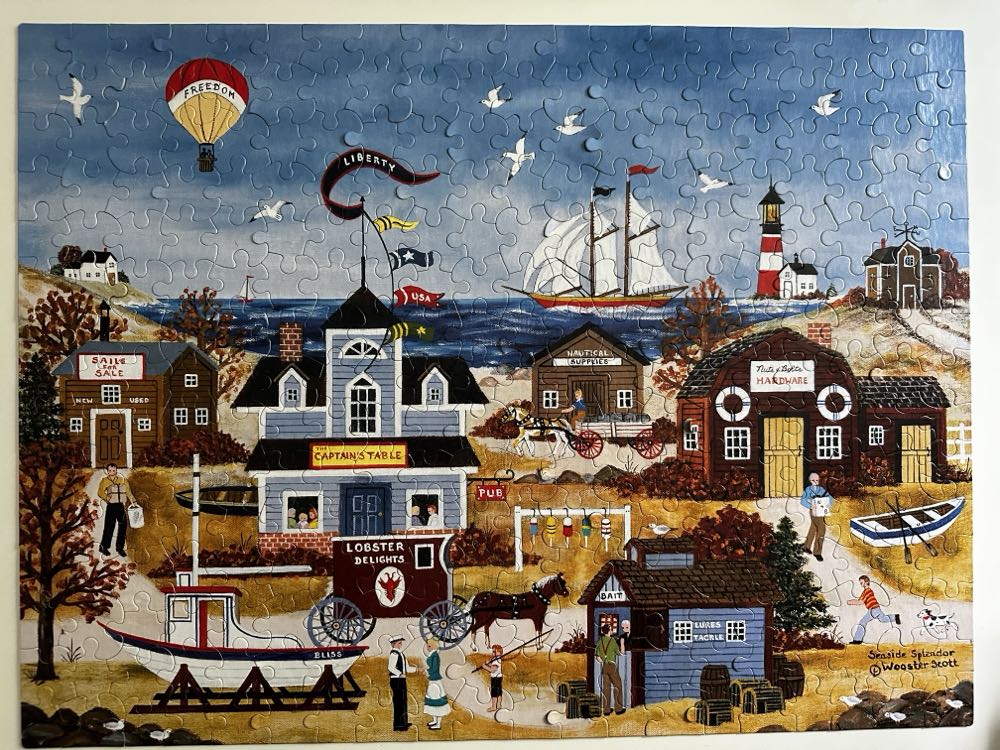 Seaside Splendor - Ceaco puzzle collectible [Barcode 021081022040] - Main Image 2