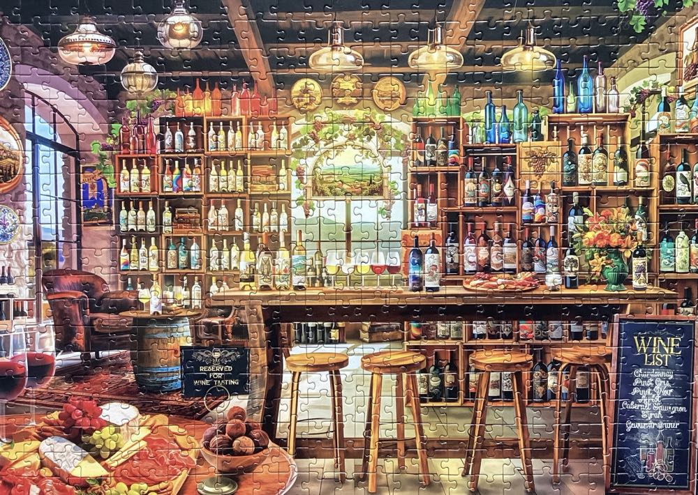 The Wine Bar - Corner Piece puzzle collectible [Barcode 5052089381803] - Main Image 2