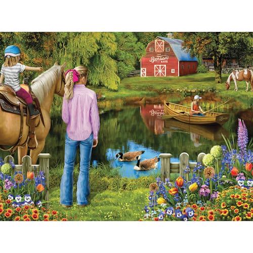 Masterpieces Farm & Country Market Day Piece Jigsaw Puzzle