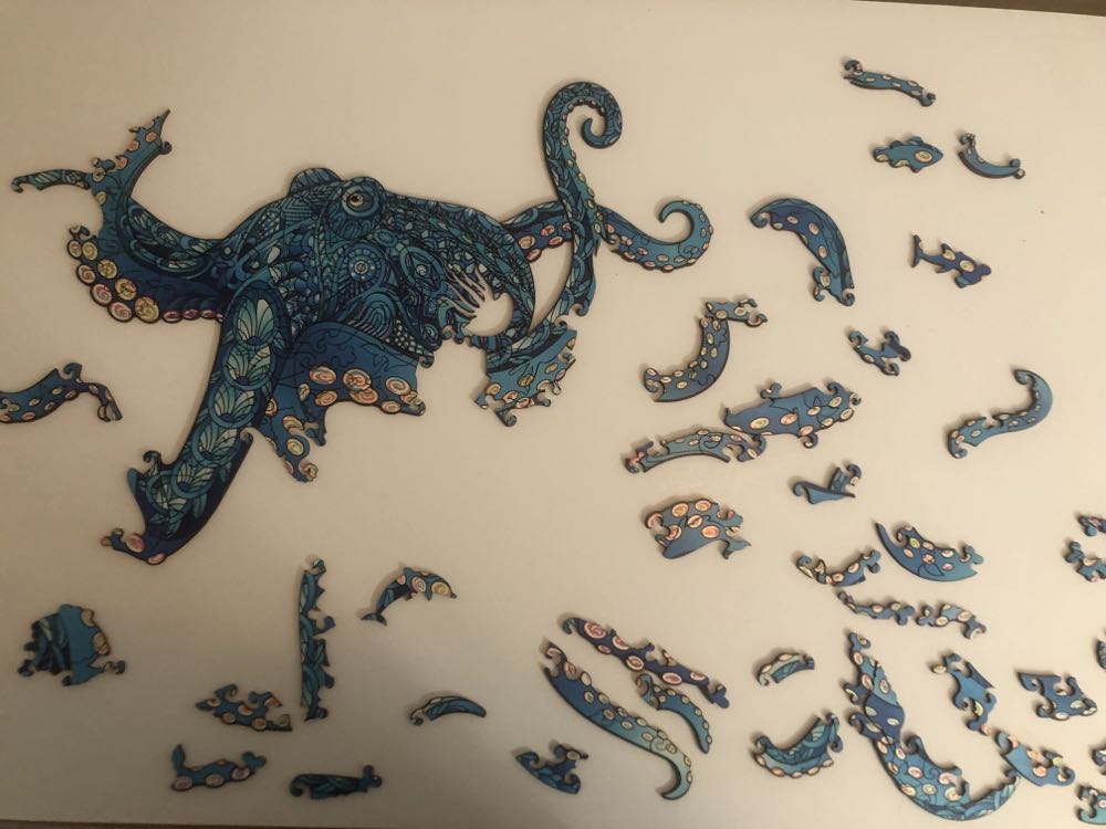 Octopus - Wood Galaxy puzzle collectible - Main Image 2