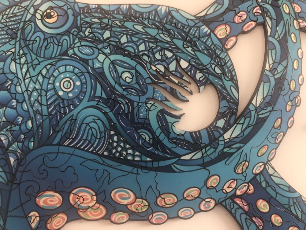Octopus - Wood Galaxy puzzle collectible - Main Image 3