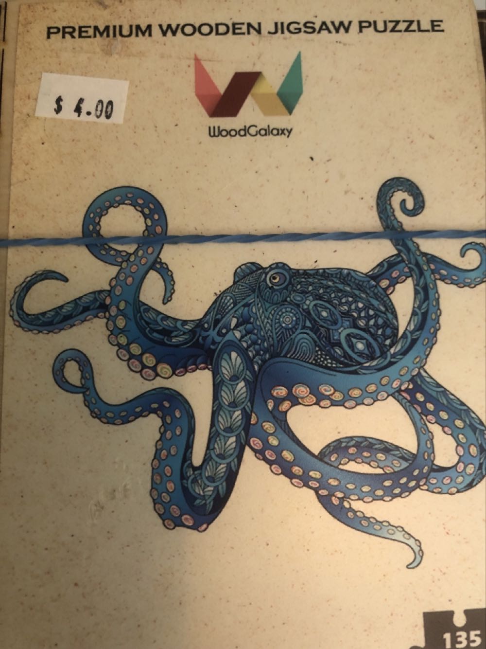 Octopus - Wood Galaxy puzzle collectible - Main Image 4