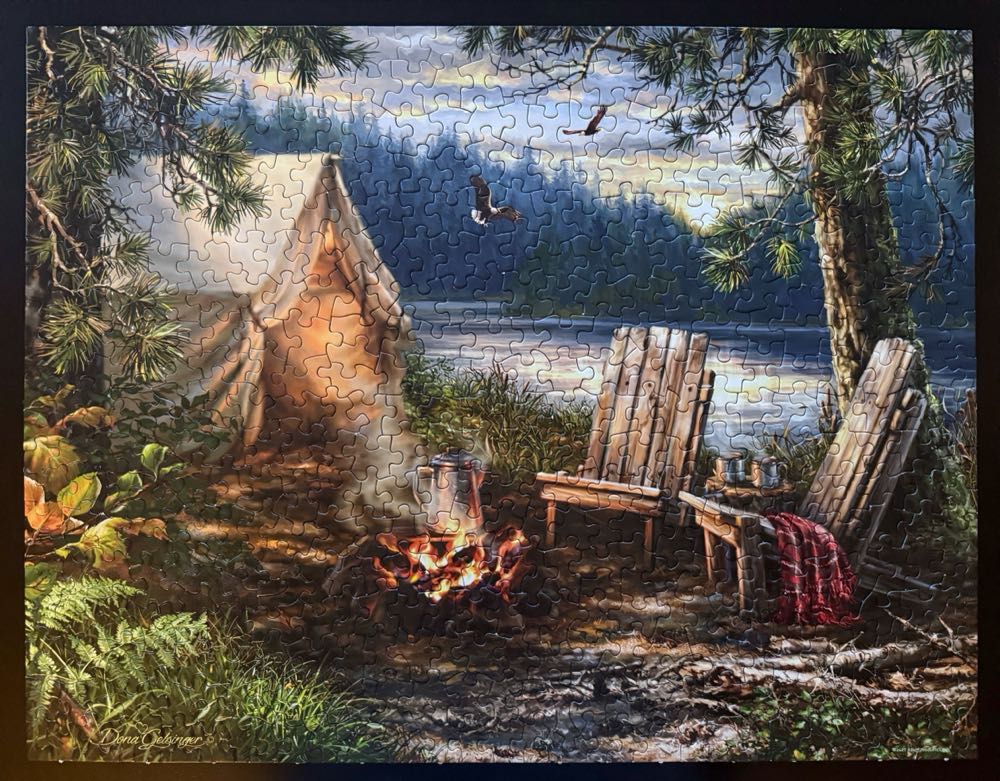 Evening at the Lake*^ - Springbok puzzle collectible - Main Image 3