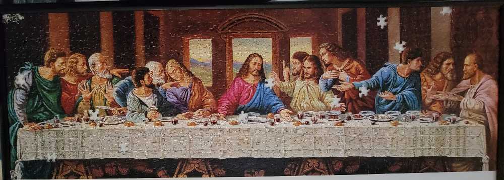 The Last Supper - Master Pieces puzzle collectible [Barcode 705988307157] - Main Image 2