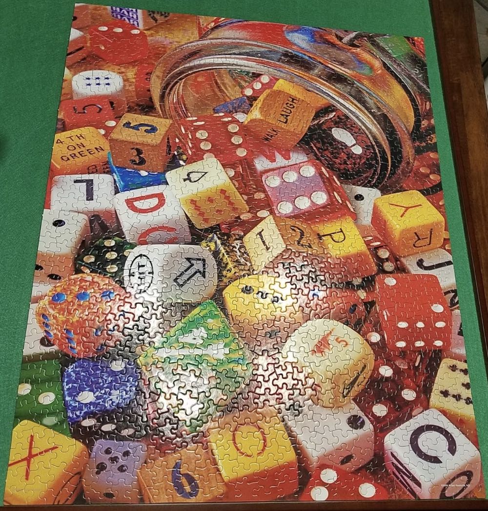 Lucky Roll Gambling Dice - Springbok puzzle collectible [Barcode 226694858684] - Main Image 3