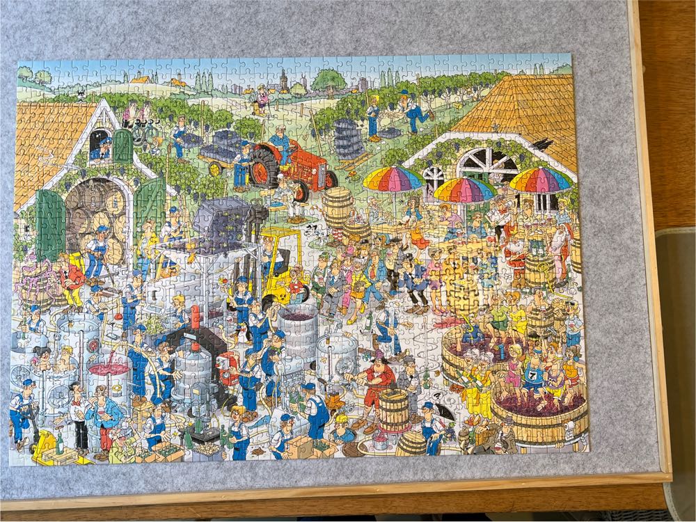 Wijnmakerij Jan Van Haasteren De Wijnmakerij Jvh St. 1110100604 Jumbo Puzzel  puzzle collectible [Barcode 8721017604259] - Main Image 2