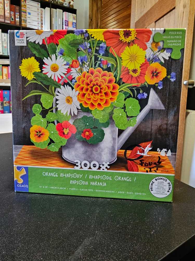 Orange Rhapsody - Ceaco puzzle collectible [Barcode 021081224611] - Main Image 2