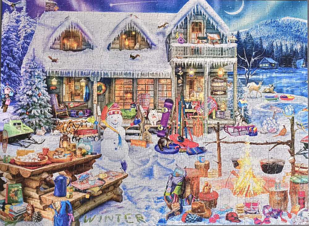 Winterland Fun - Buffalo Games puzzle collectible - Main Image 3