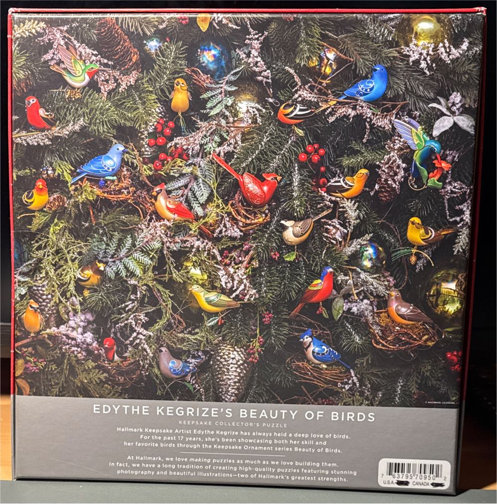 Beauty Of Birds - Hallmark Keepsake puzzle collectible - Main Image 2