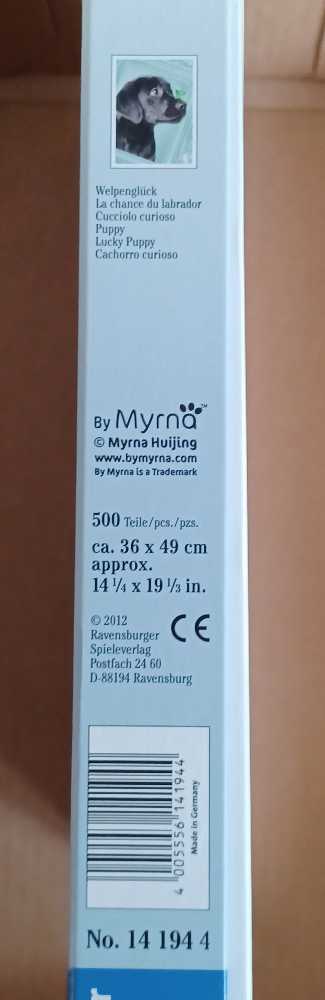 Lucky Puppy  - Ravensburger puzzle collectible - Main Image 2