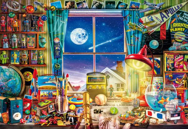 To The Moon - Clementoni puzzle collectible [Barcode 8005125355907] - Main Image 2