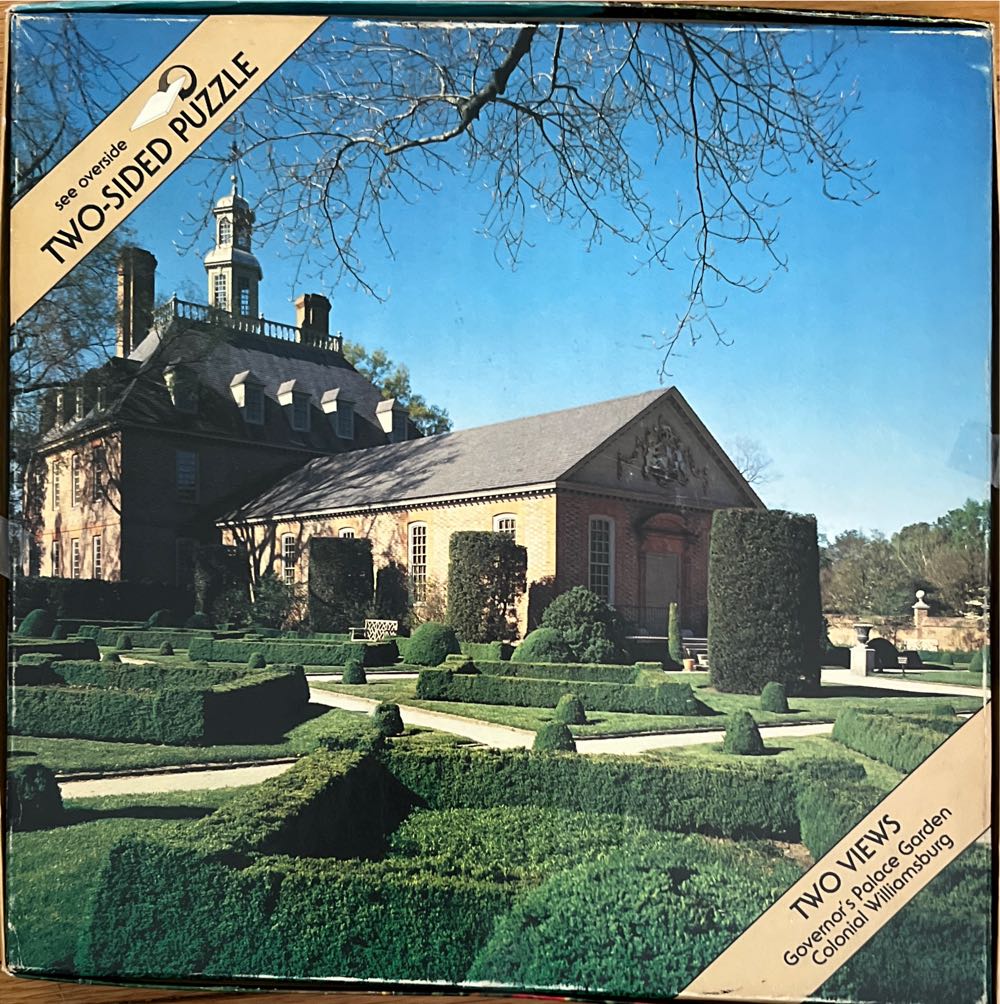 Governor’s Palace Garden Colonial Williamsburg - Eaton puzzle collectible [Barcode 074040158069] - Main Image 2