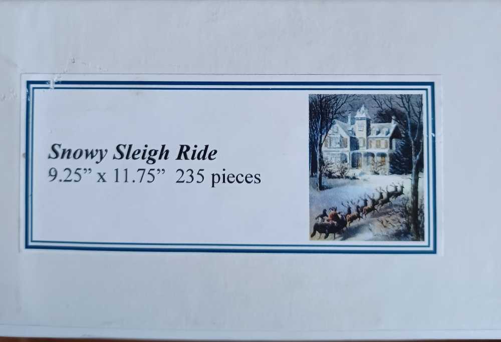 Snowy Sleigh Ride - Liberty puzzles puzzle collectible - Main Image 2