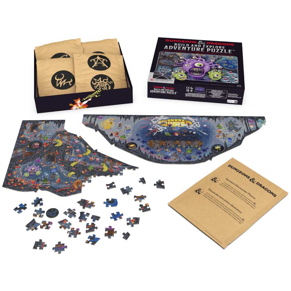 Dungeons & Dragons Build and Explore Adventure Puzzle - Spin Master Games puzzle collectible [Barcode 778988491003] - Main Image 4