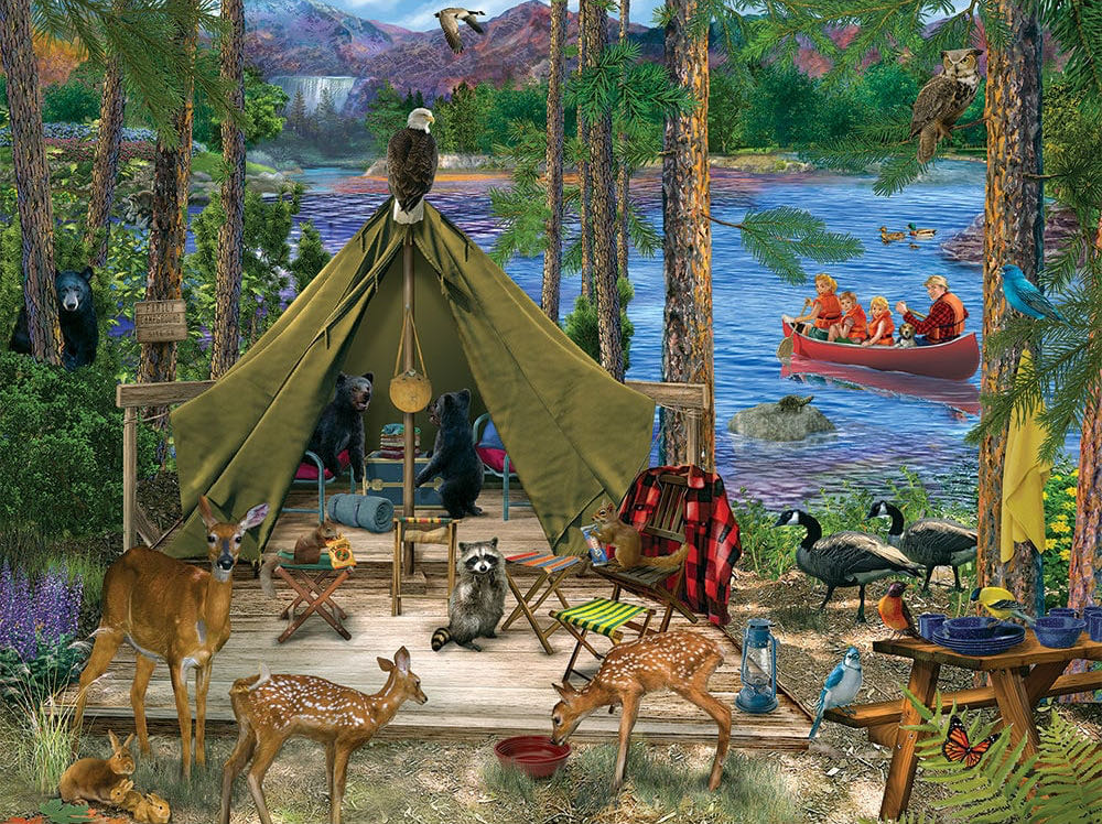 Friends And Family (NIB) 🧩 - Bits And Pieces puzzle collectible - Main Image 2