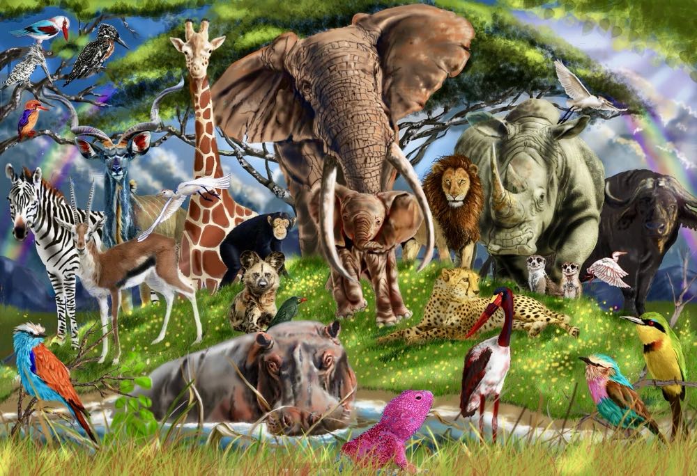 Wild Serengeti - Cheryl - TauPuzzles puzzle collectible [Barcode 810040927584] - Main Image 2