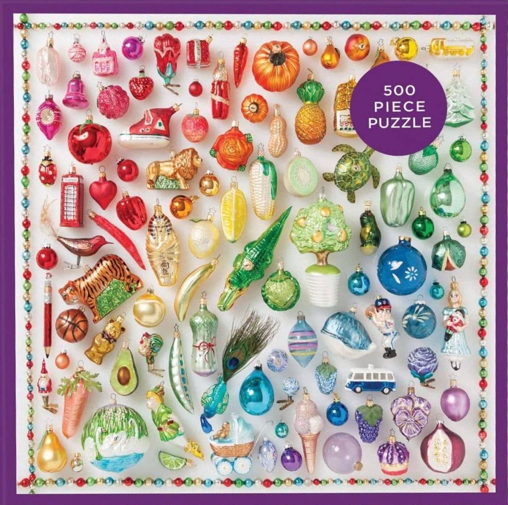 Rainbow Ornaments - Galison puzzle collectible - Main Image 2