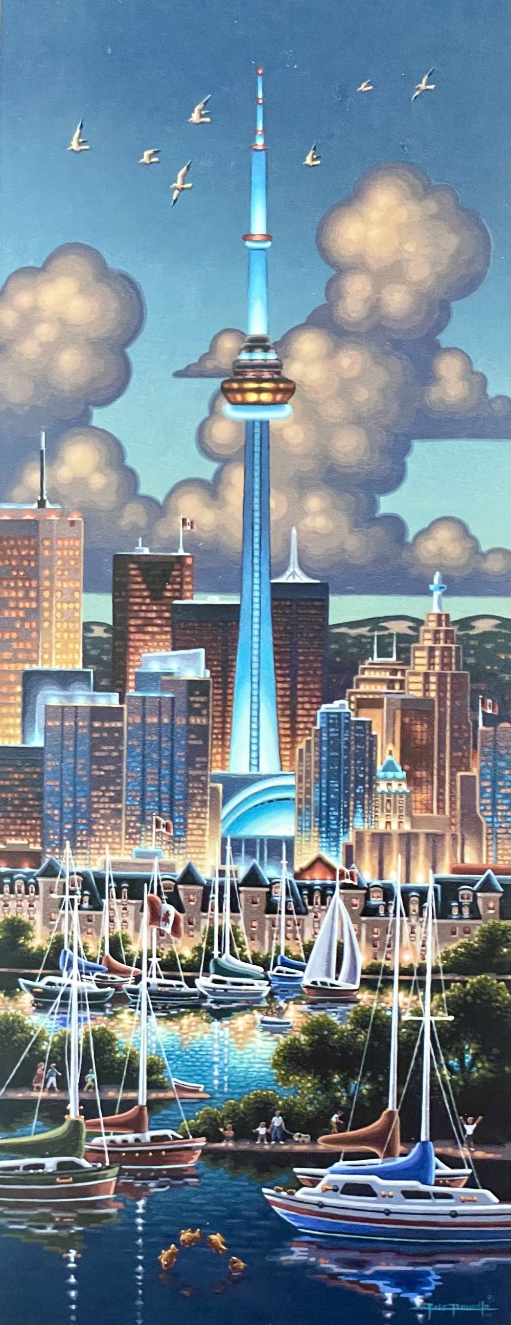 Toronto 🔒 - Dowdle Folk Art puzzle collectible [Barcode 671095053006] - Main Image 2