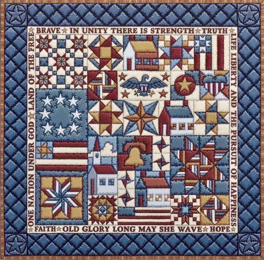Dowdle American Quilt - Dowdle puzzle collectible [Barcode 671095100564] - Main Image 2