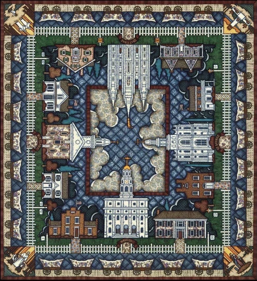 Pioneer Patterns - Dowdle Folk Art puzzle collectible - Main Image 2