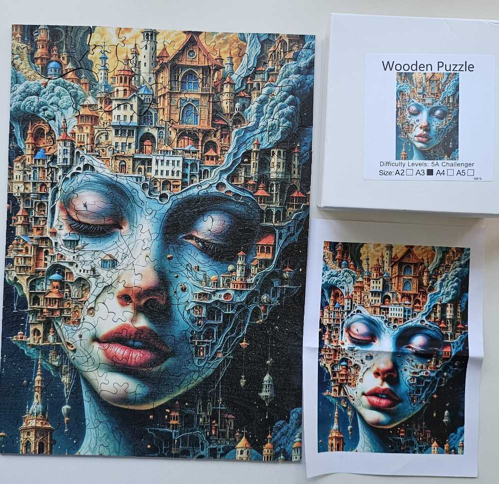 City Face - Wooden Puzzle puzzle collectible - Main Image 3