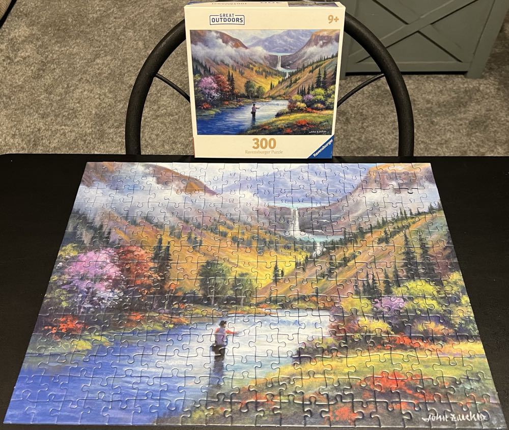 Sold-Fly Fishing Freedom - Ravensburger puzzle collectible [Barcode 4005556806300] - Main Image 3