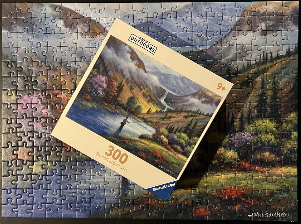 Sold-Fly Fishing Freedom - Ravensburger puzzle collectible [Barcode 4005556806300] - Main Image 4