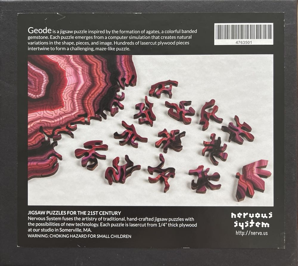 Geode Puzzle Pink - Nervous System puzzle collectible - Main Image 3