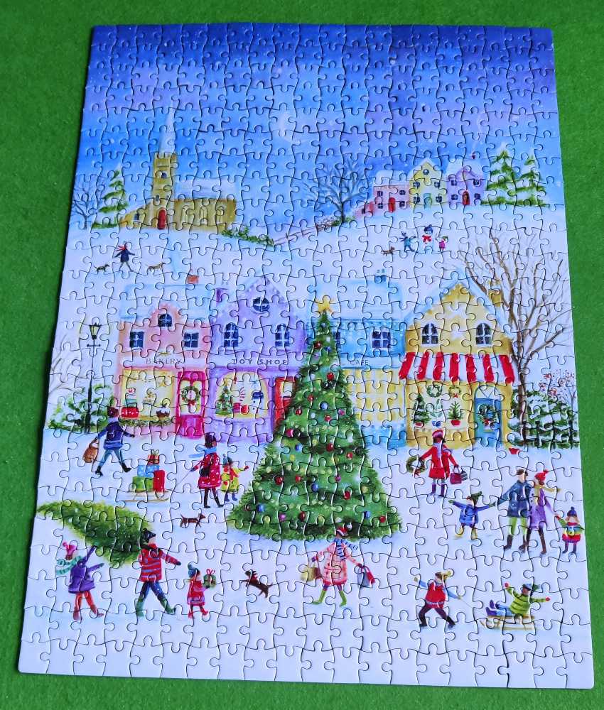 Snow Day In Town - Puzzle World puzzle collectible [Barcode 4011944888278] - Main Image 2