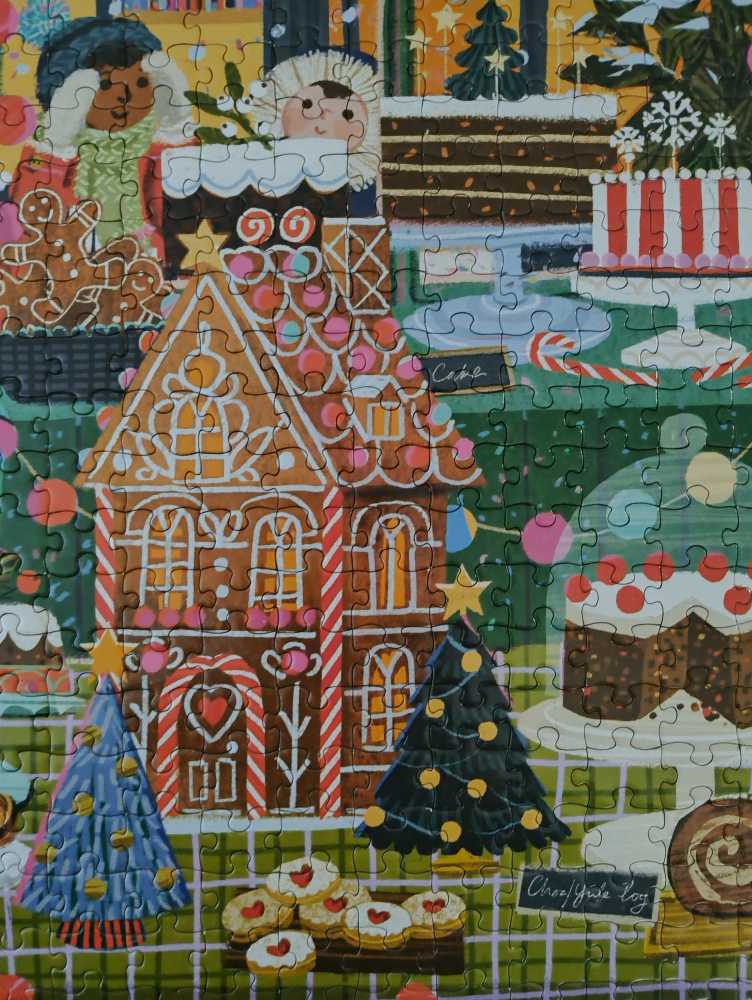Holiday Bakery - eeBoo Puzzles puzzle collectible [Barcode 689196515774] - Main Image 3