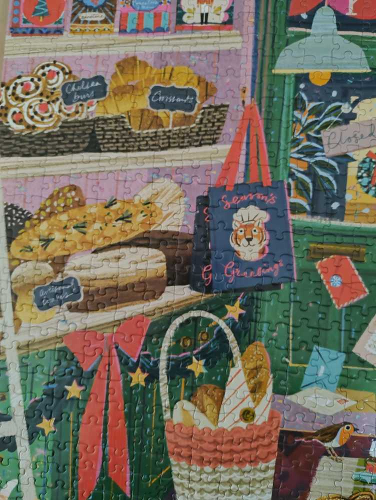 Holiday Bakery - eeBoo Puzzles puzzle collectible [Barcode 689196515774] - Main Image 4