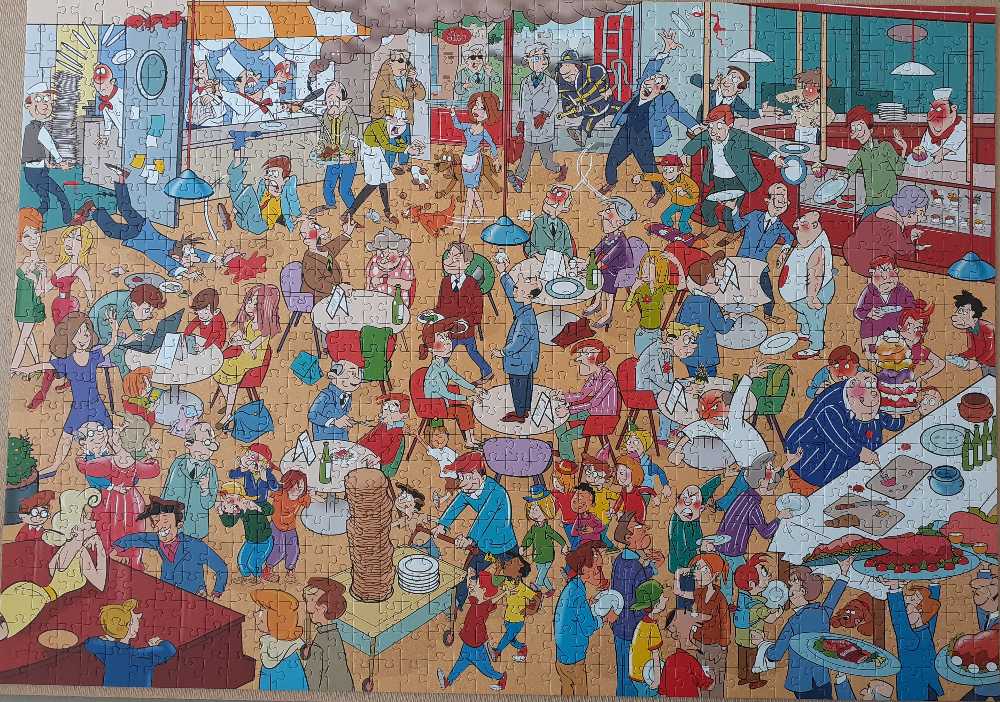 Tau Puzzles Random Cut Pieces Monet’s Garden In Spring