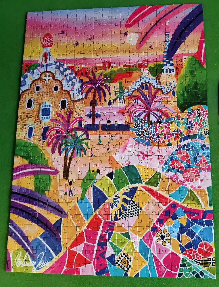 Park Güell Barcelona - Corner Piece puzzle collectible [Barcode 5052089381810] - Main Image 2