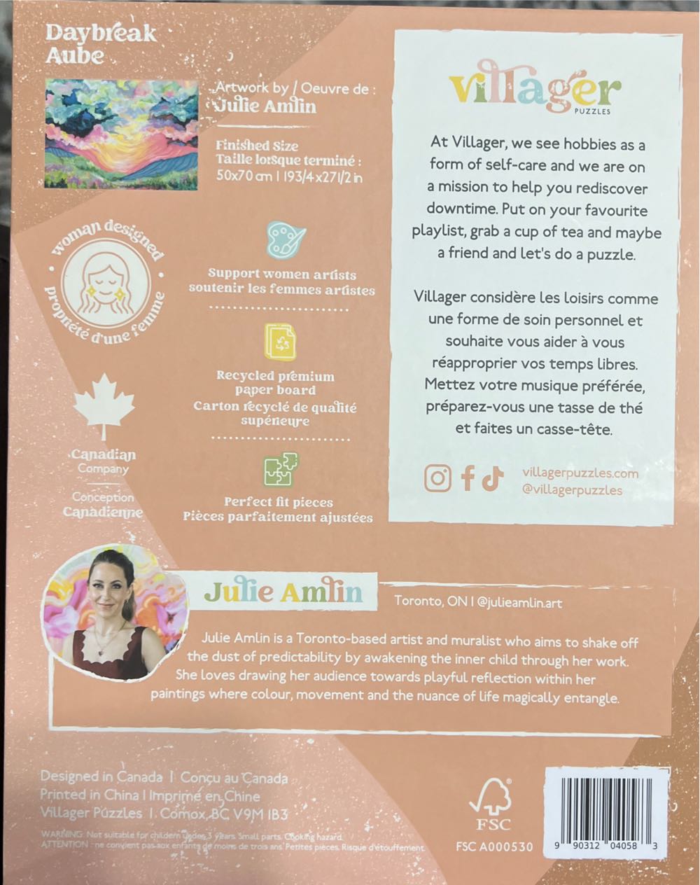 Daybreak - Villager puzzle collectible [Barcode 990312040583] - Main Image 2