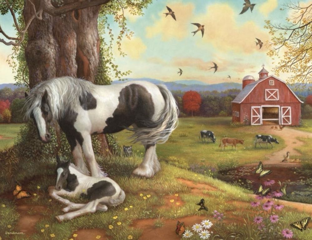 Asleep on the Farm • - Ravensburger puzzle collectible [Barcode 4005556148516] - Main Image 2